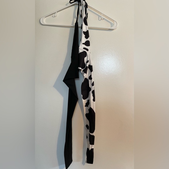SHEIN cow print halter bralette - Picture 2 of 2